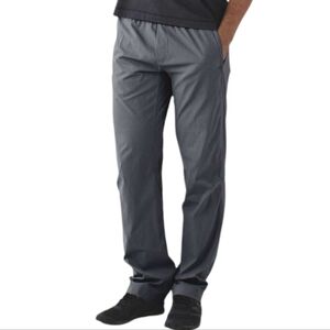 Lululemon Seawall Track Pant 2.0 Heathered Slate Deep Coal 5/2015 Men's Small